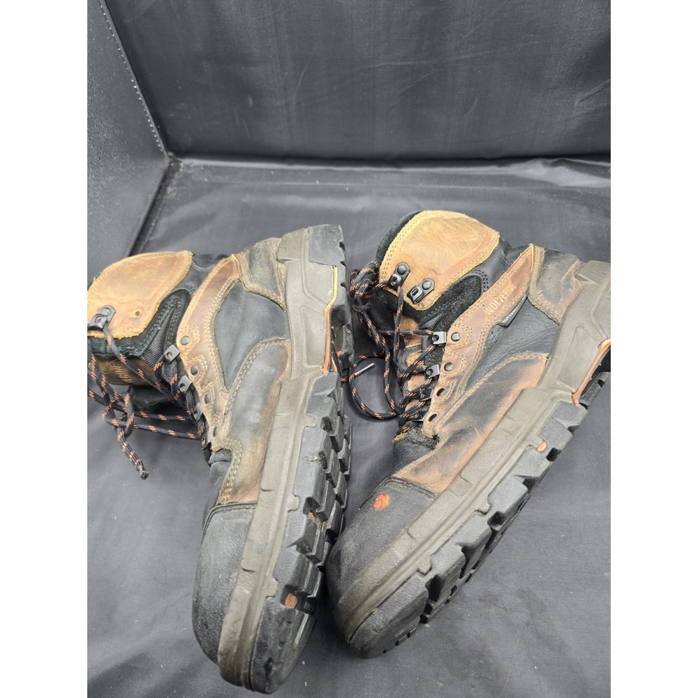 Wolverine Hudson Steel Toe Work Boots Men Size 10.5 EW Leather ASTM Rated Safety